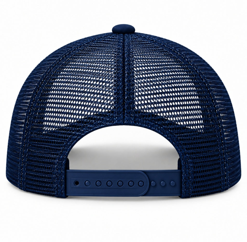 Stay Godly Navy Blue Trucker Hat – Christian Faith Snapback Cap 

Featuring vibrant yellow script