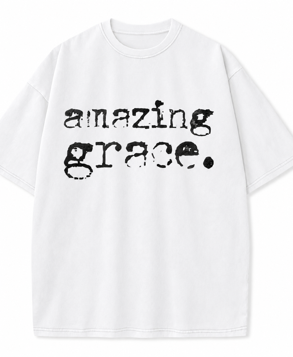 Amazing Grace Vintage Washed Christian T-Shirt