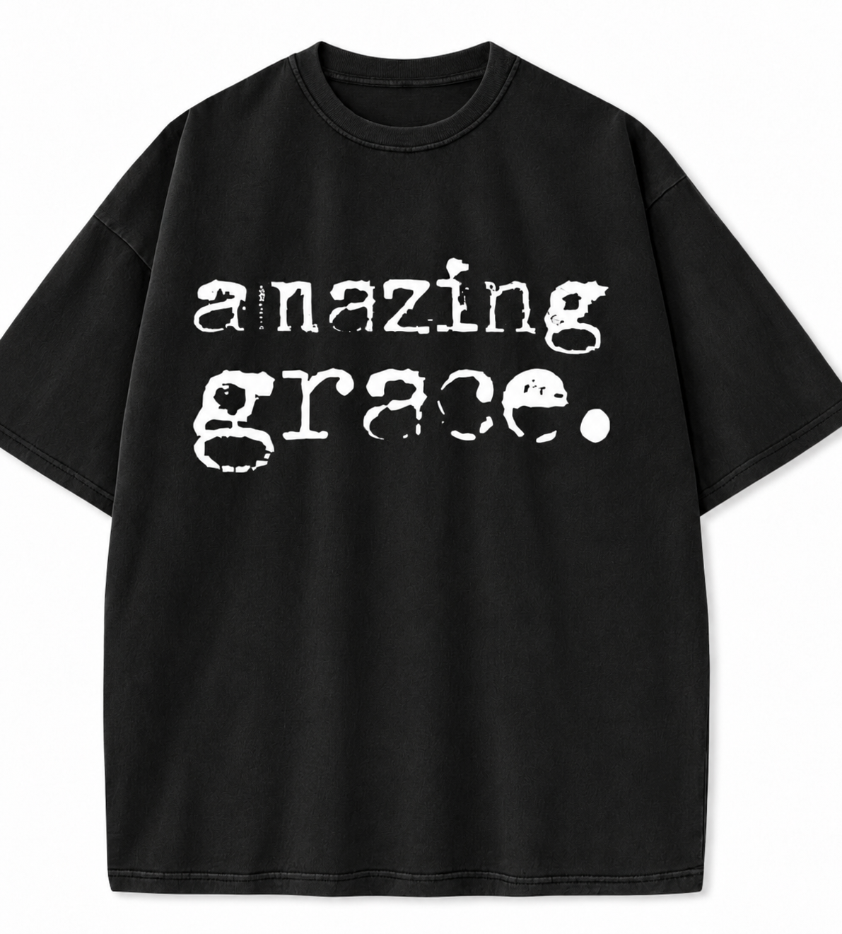 Amazing Grace Vintage Washed Christian T-Shirt