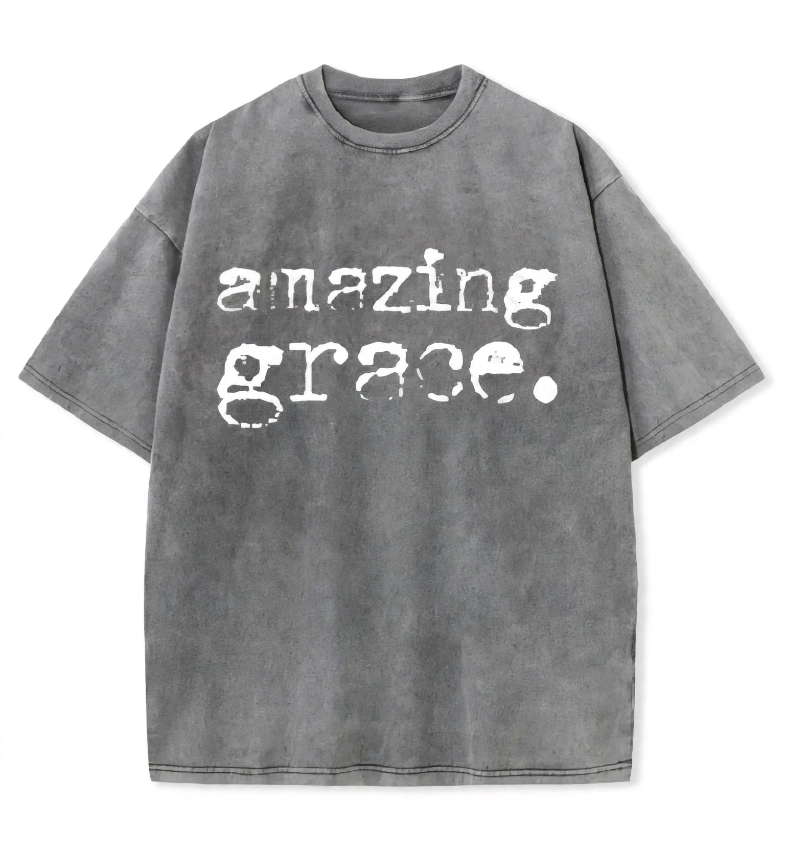 Amazing Grace Vintage Washed Christian T-Shirt