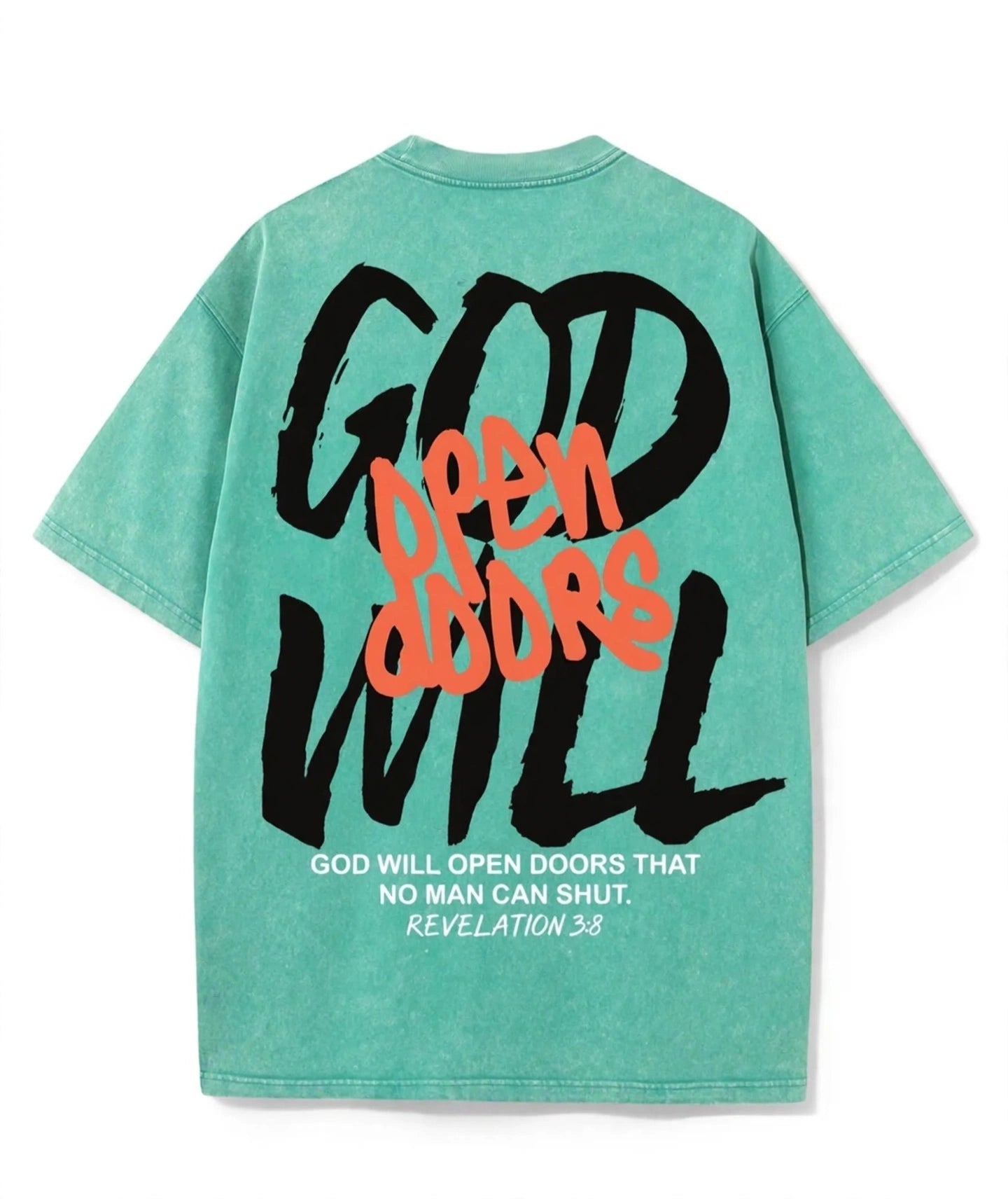 God Will Open Doors™ Vintage Christian T-Shirt
