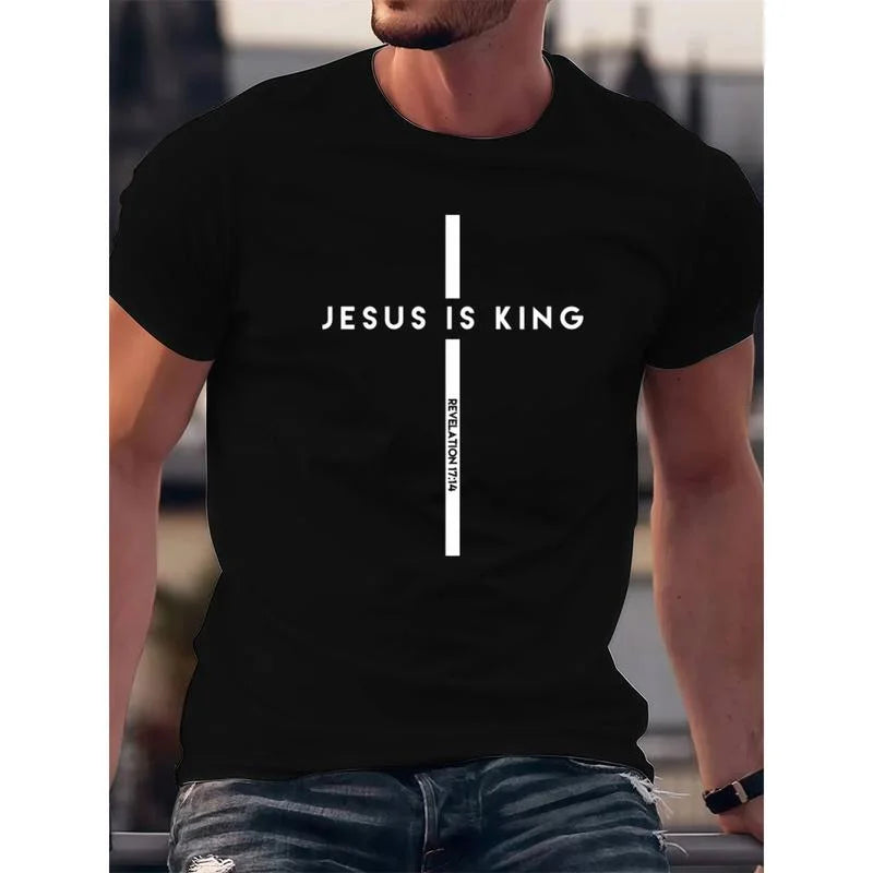 Jesus Is King Cross Tee