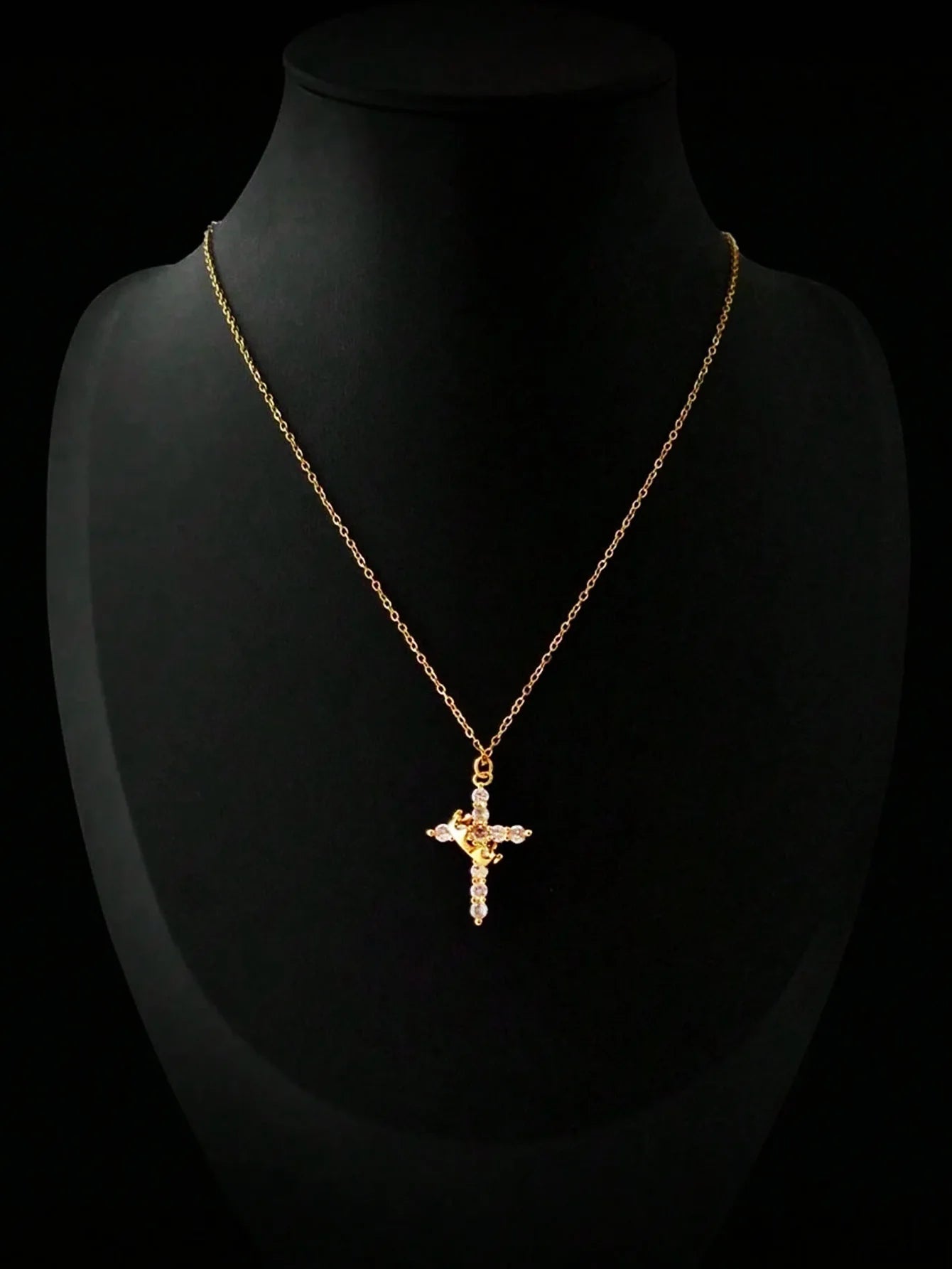 Crown Cross Necklace