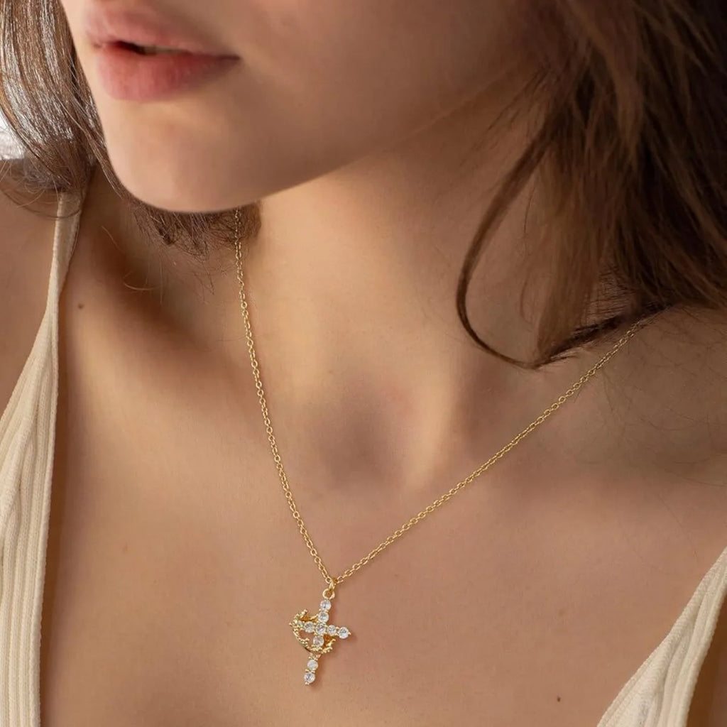 Diamond Cross Necklace
