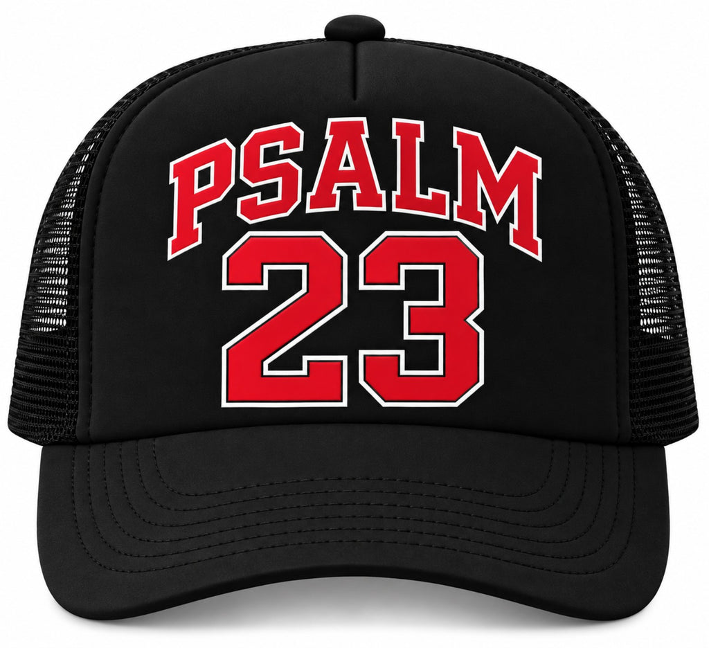 Psalm 23 Christian Trucker Hat – Faith Looks Good on You