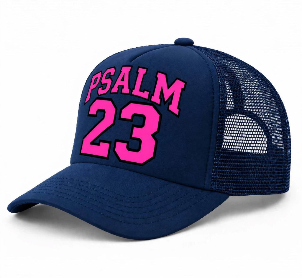 Psalm 23 Christian Trucker Hat – Faith Looks Good on You