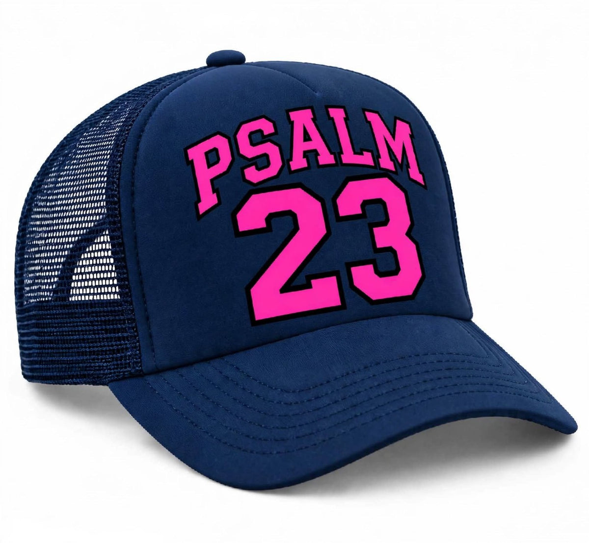 Psalm 23 Christian Trucker Hat – Faith Looks Good on You