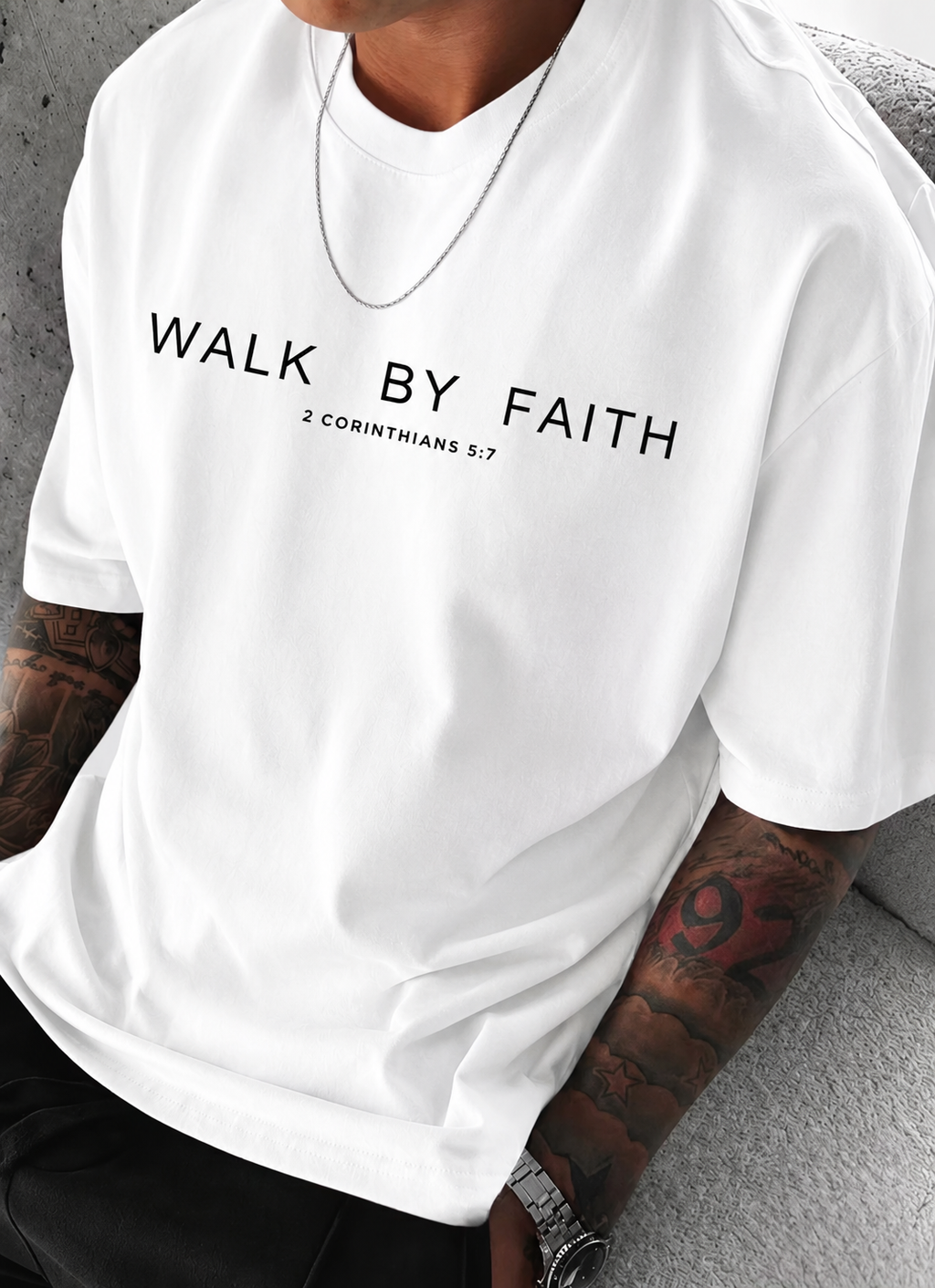 Walk By Faith™ Christian T-Shirt
