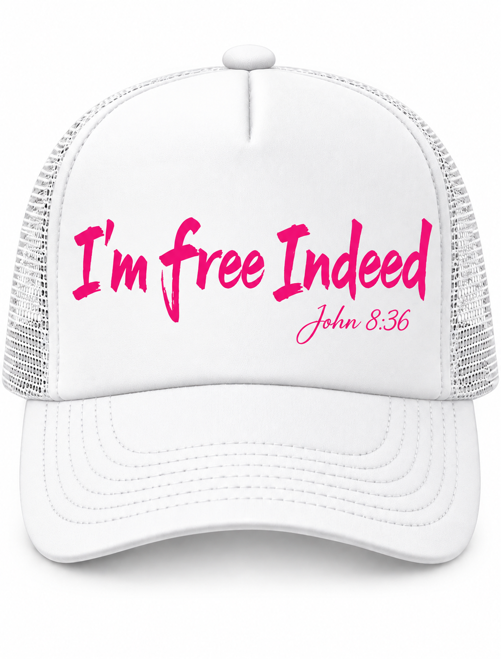 I’m Free Indeed Trucker Hat — John 8:36