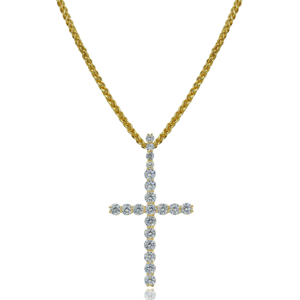 CZ Cross Necklace