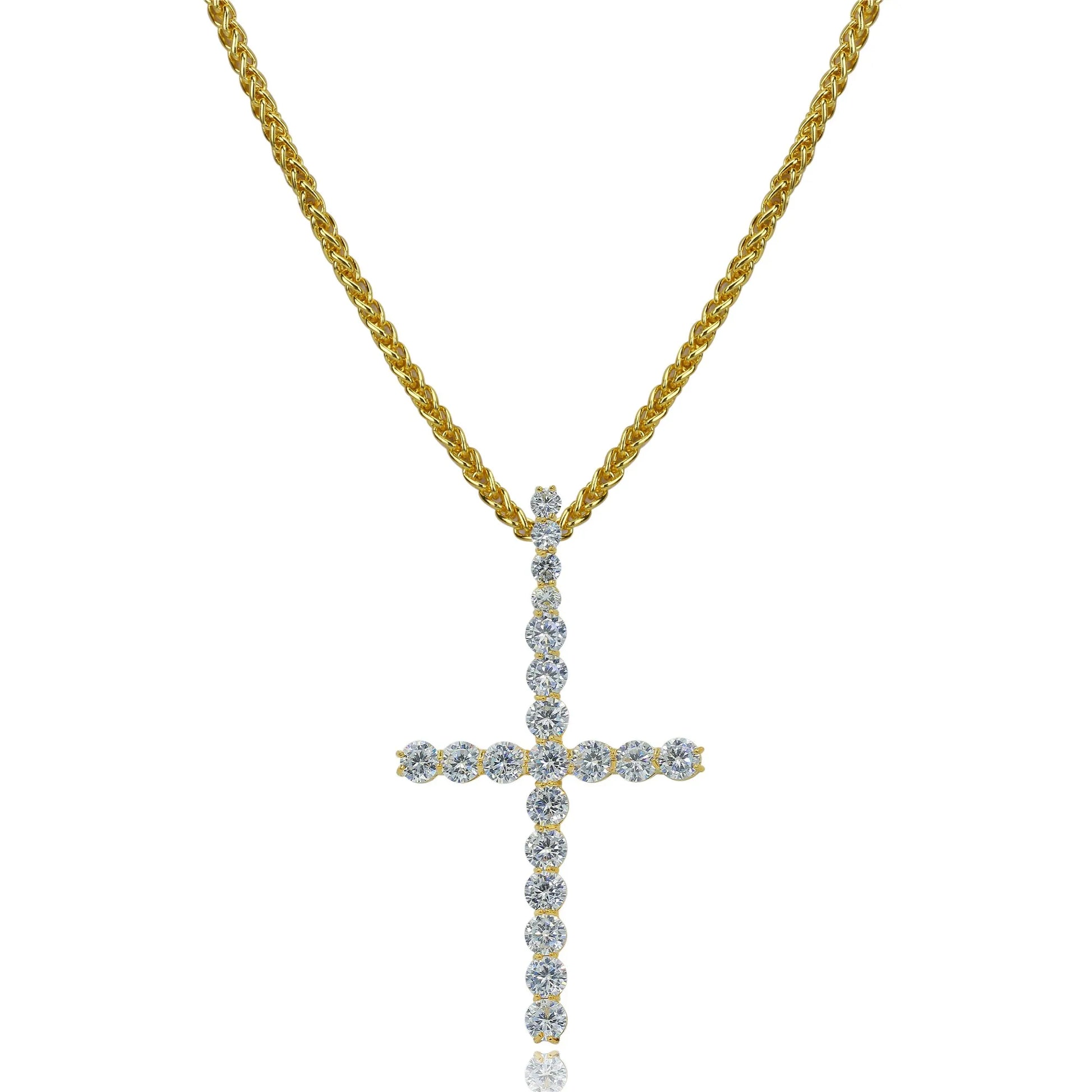 CZ Cross Necklace