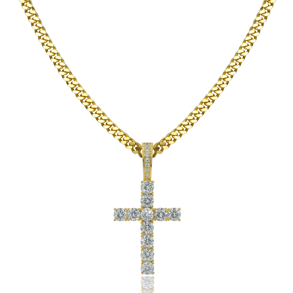CZ Cross Necklace