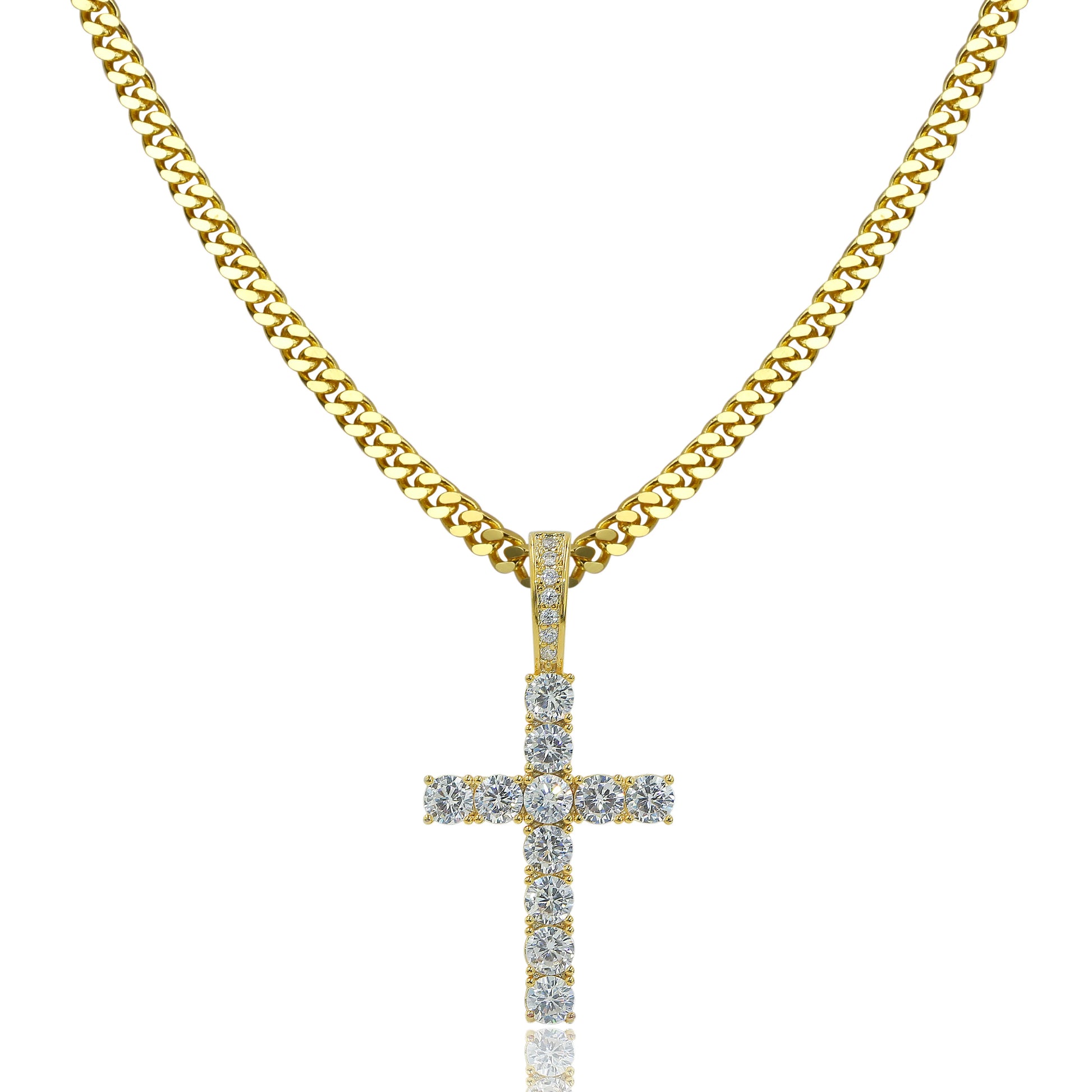 CZ Cross Necklace