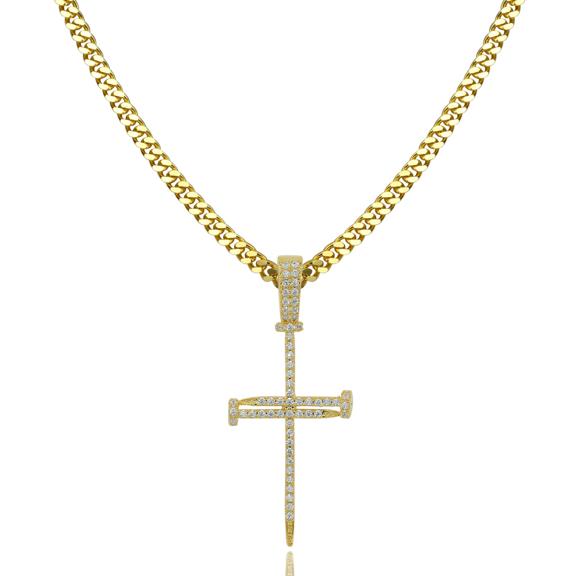 CZ Cross Necklace