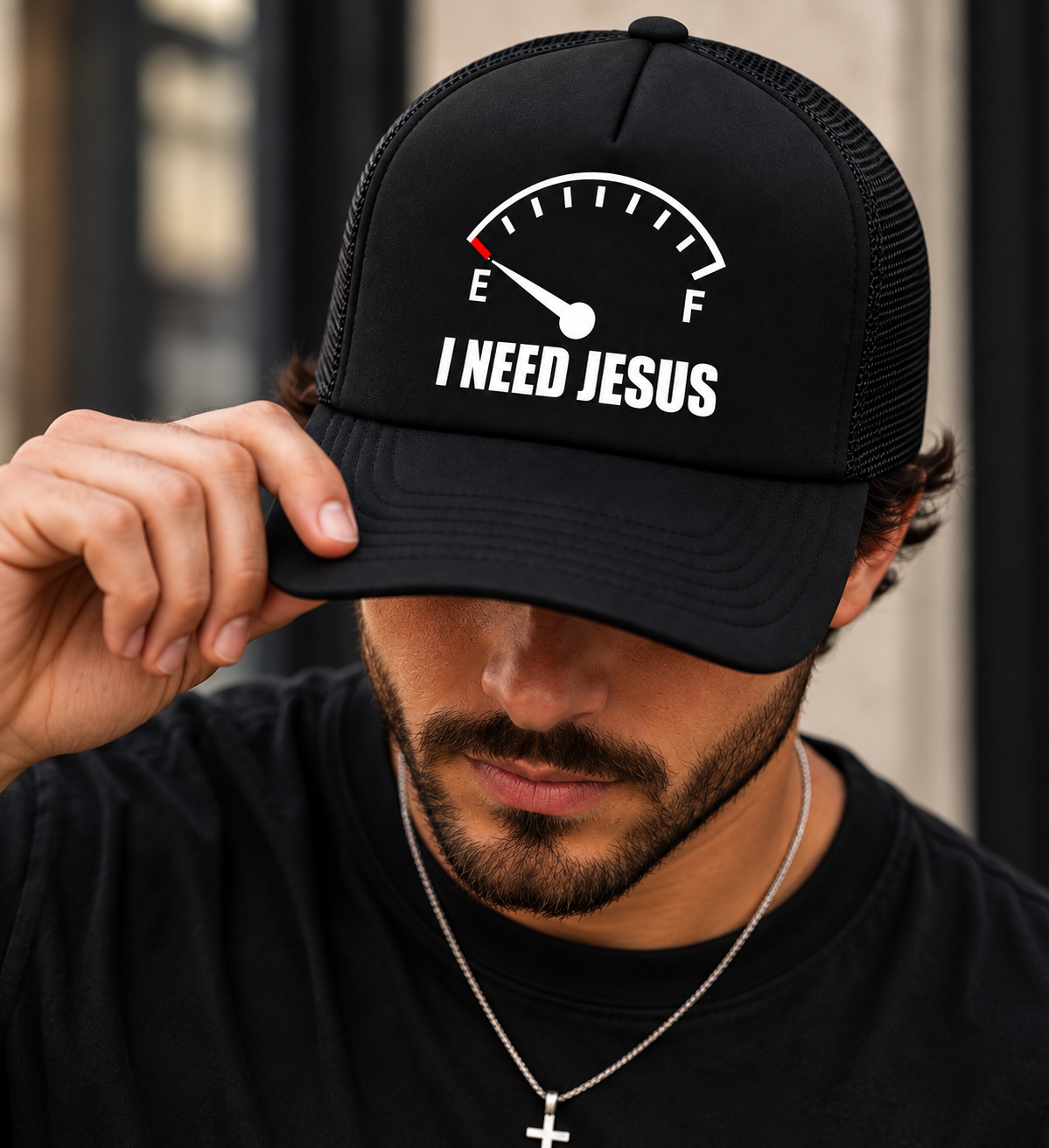 I Need Jesus Trucker Hat