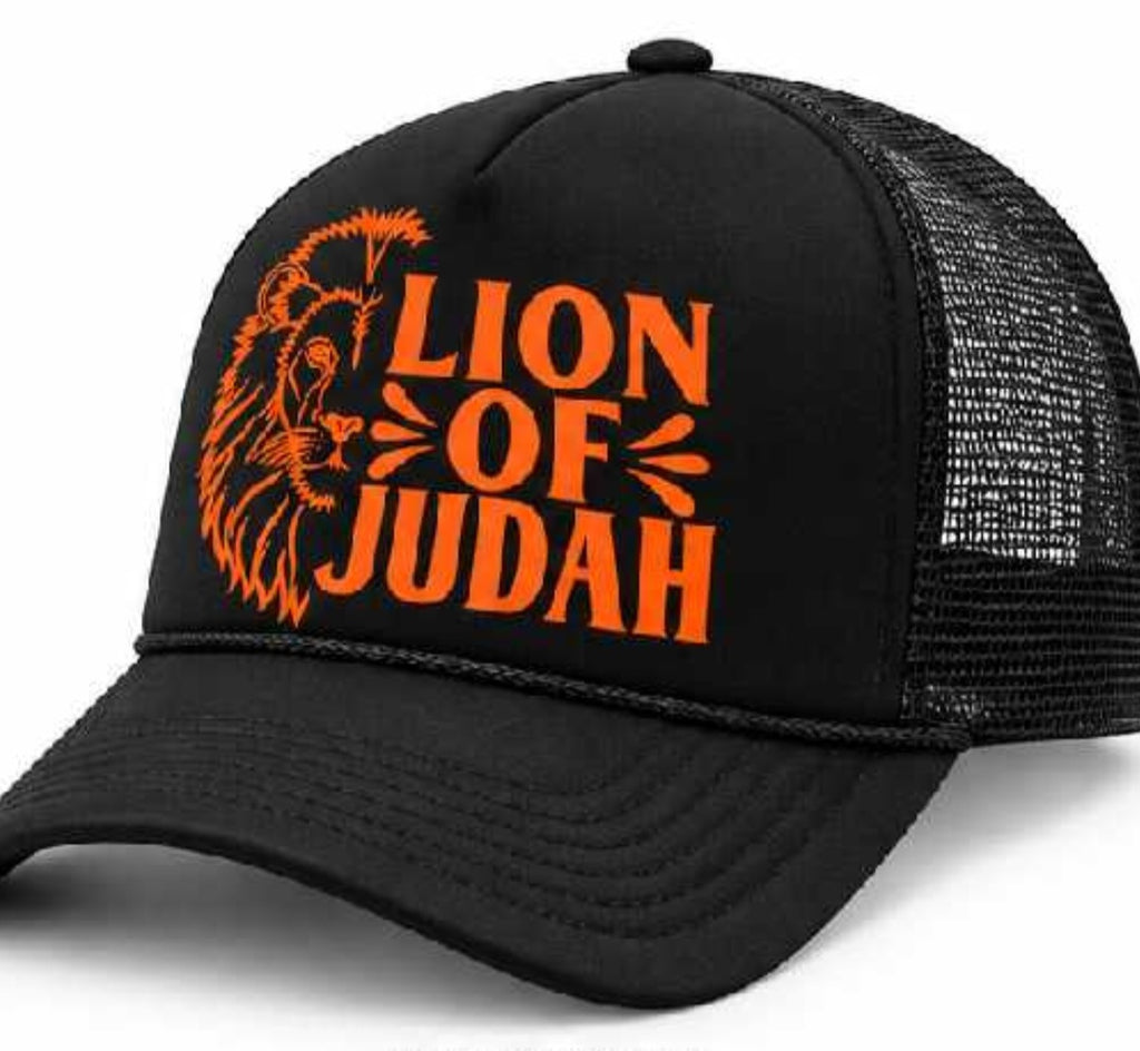 Lion of Judah Faith Trucker Hat