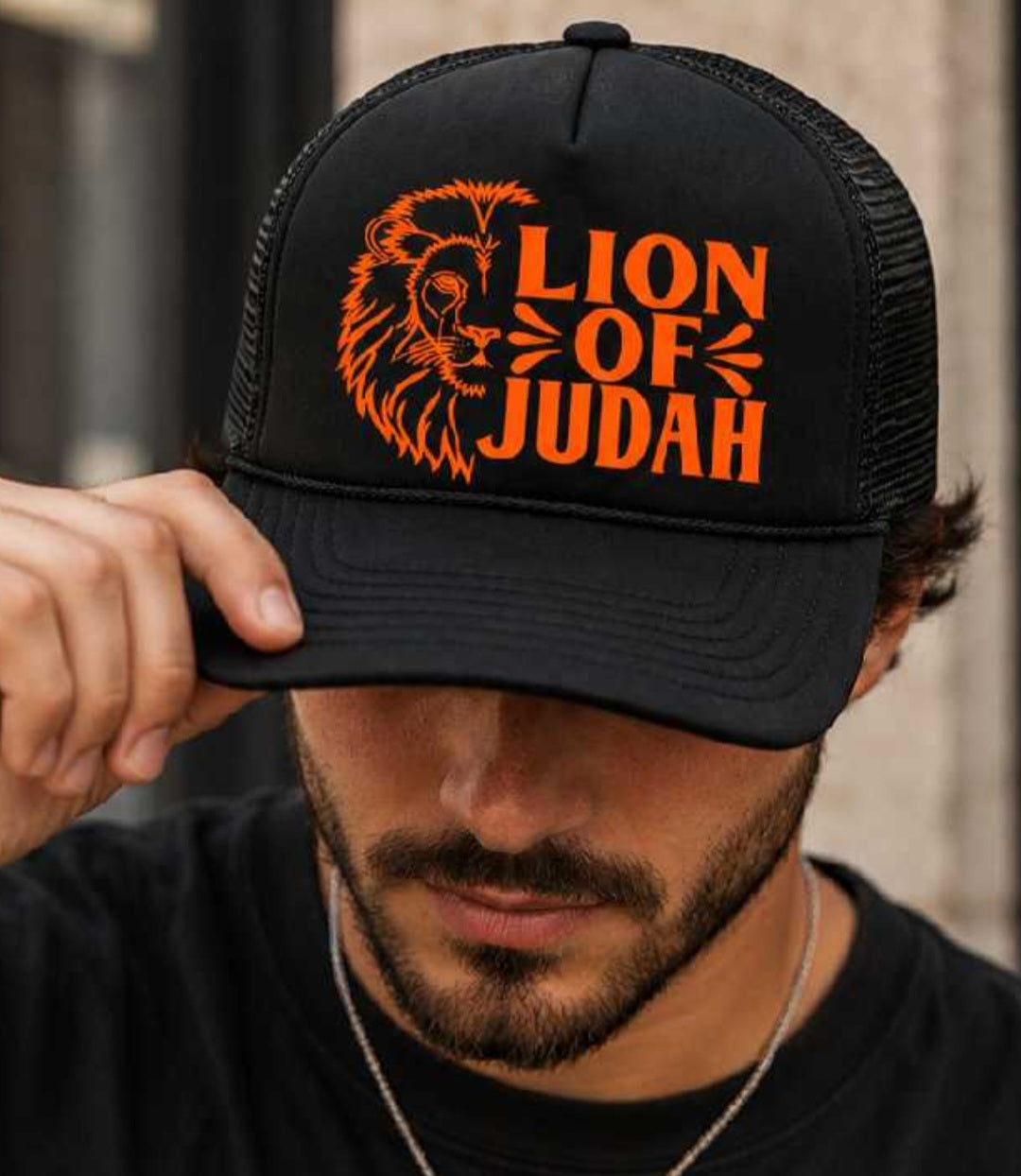 Lion of Judah Faith Trucker Hat