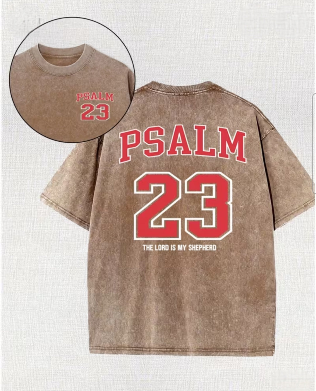 Psalm 23 "The Lord Is My Shepherd" Vintage Christian T-Shirt