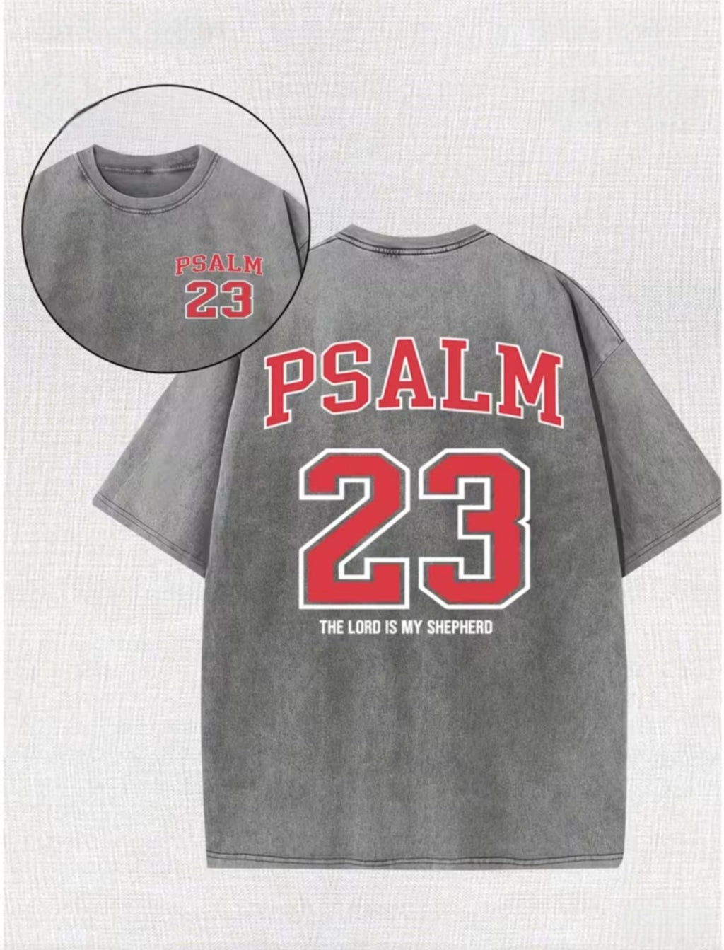Psalm 23 "The Lord Is My Shepherd" Vintage Christian T-Shirt