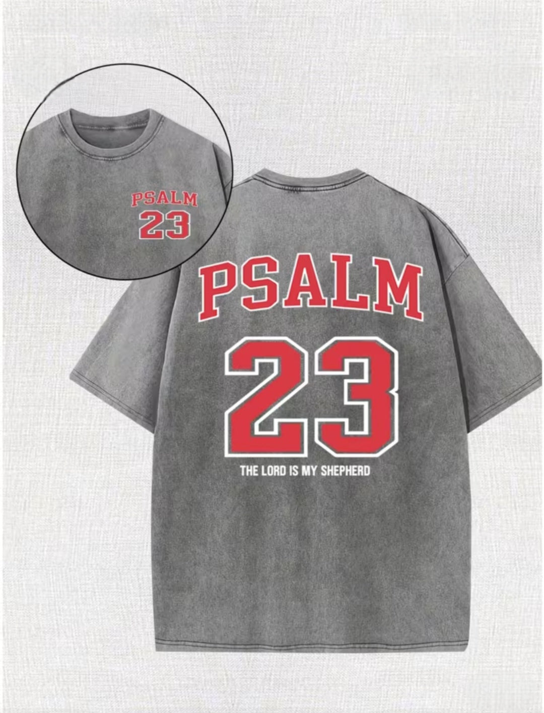 Psalm 23 "The Lord Is My Shepherd" Vintage Christian T-Shirt
