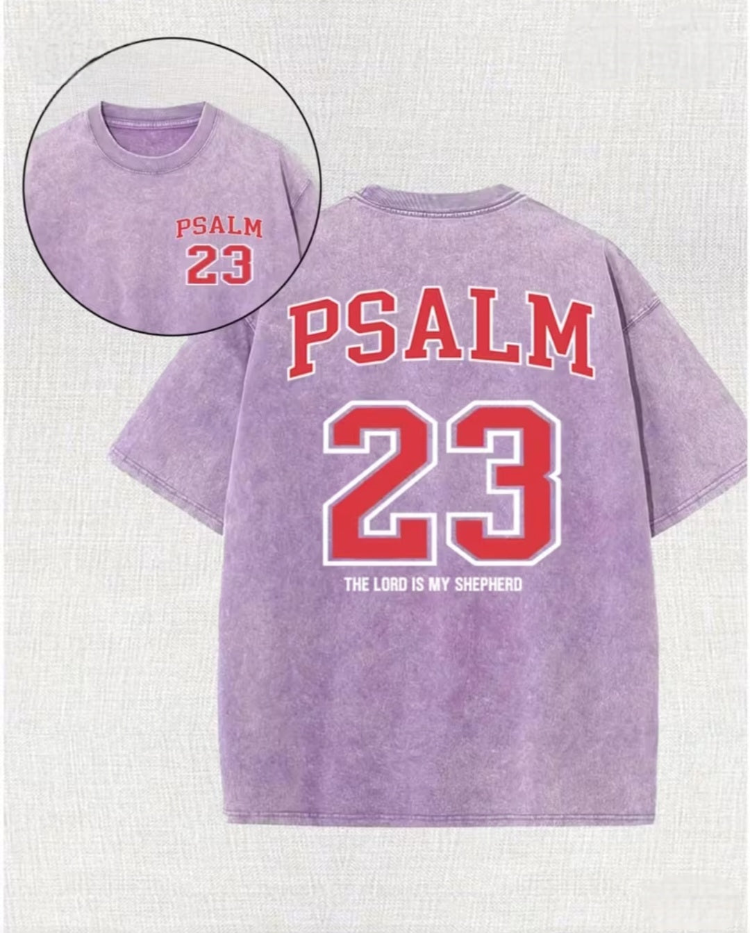 Psalm 23 "The Lord Is My Shepherd" Vintage Christian T-Shirt