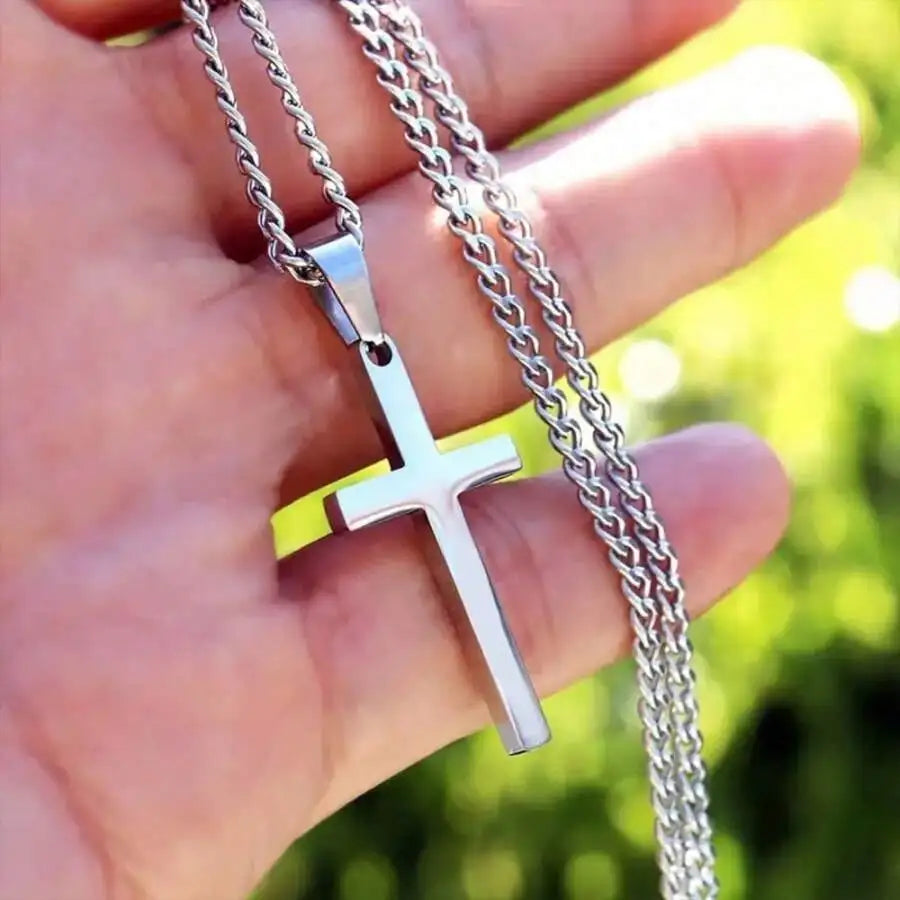 Men's Cross Pendant Necklace