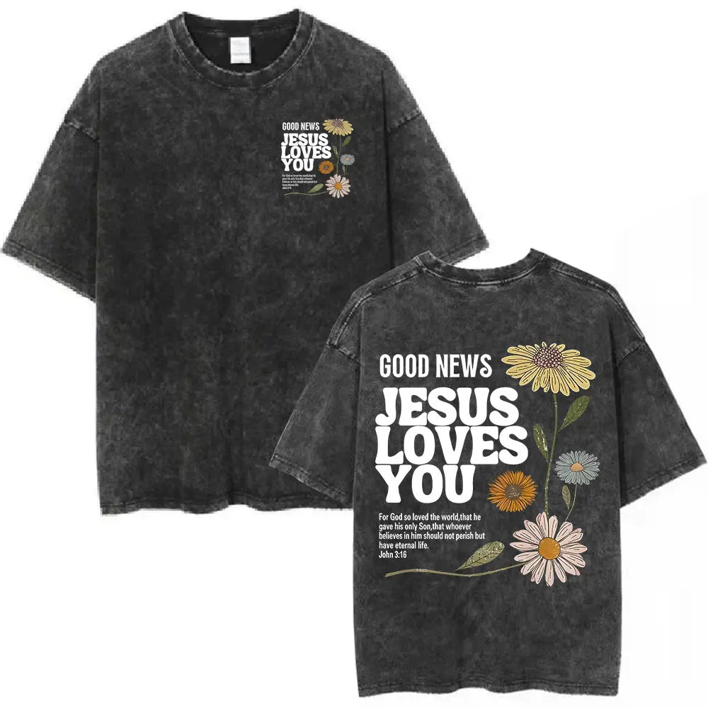 Jesus Christian Vintage Washed Tee