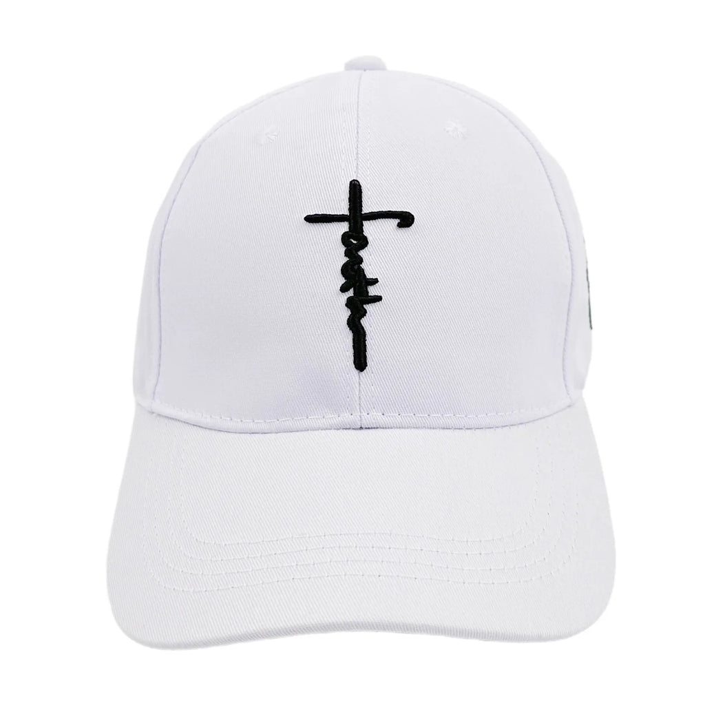 Cross Embroidered Cap
