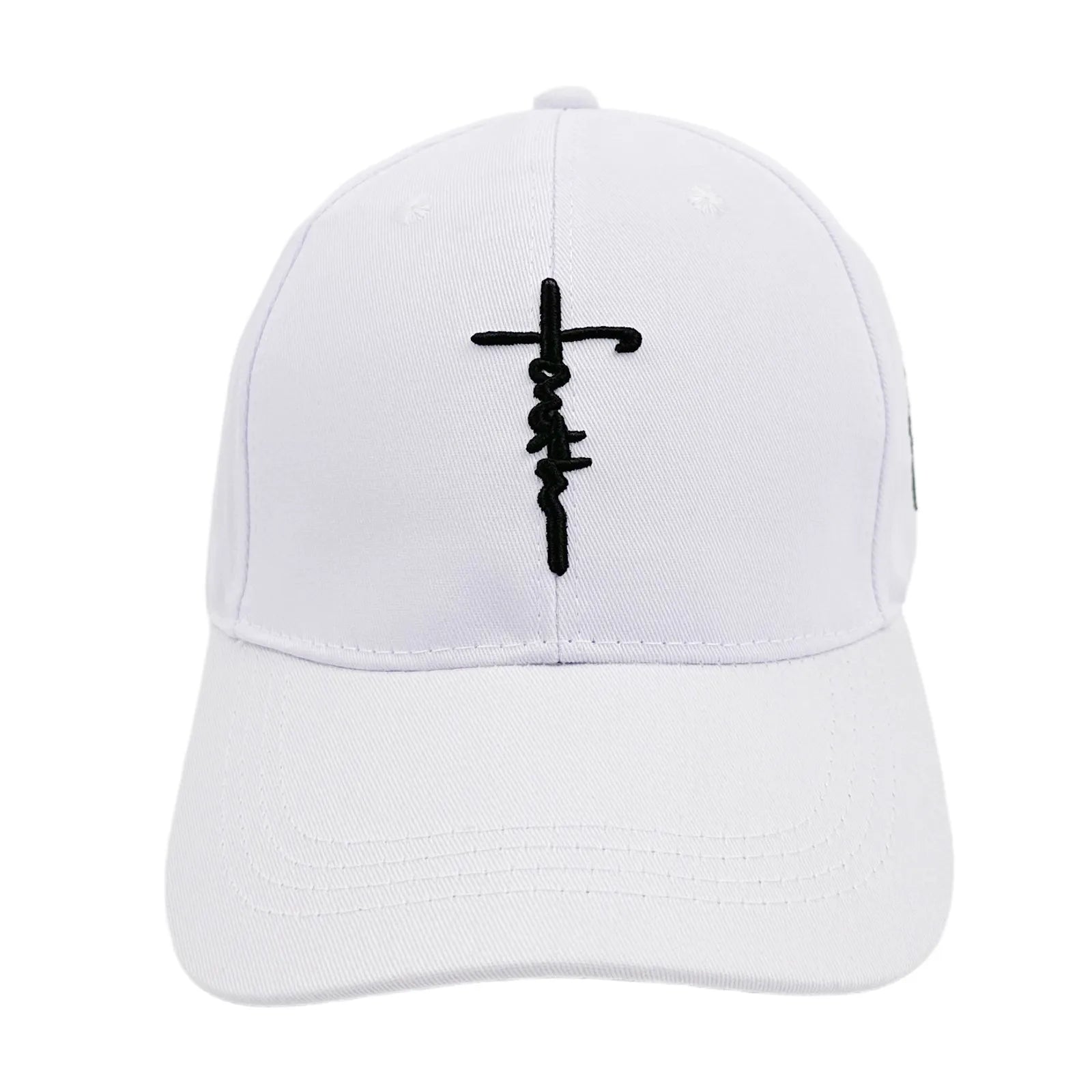 Cross Embroidered Cap