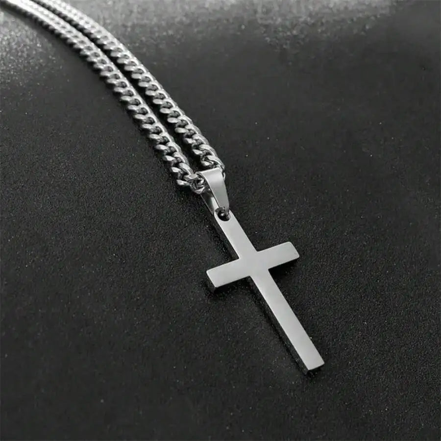 Men's Cross Pendant Necklace