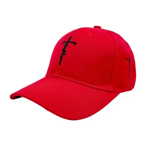 Cross Embroidered Cap