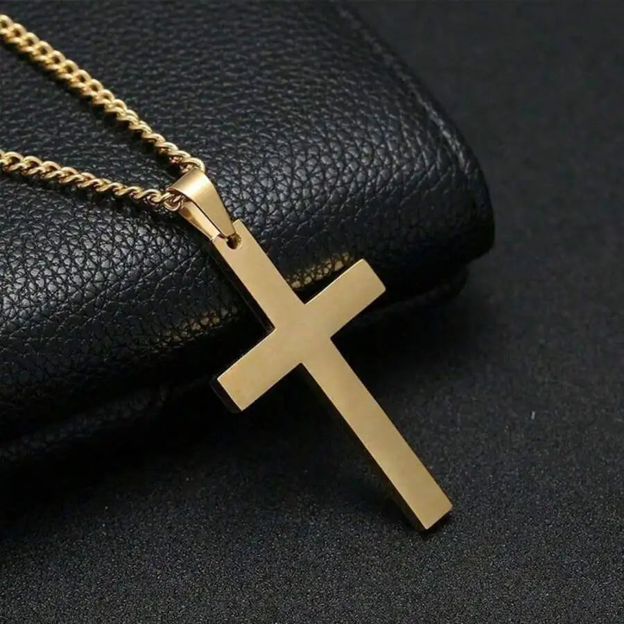 Men's Cross Pendant Necklace