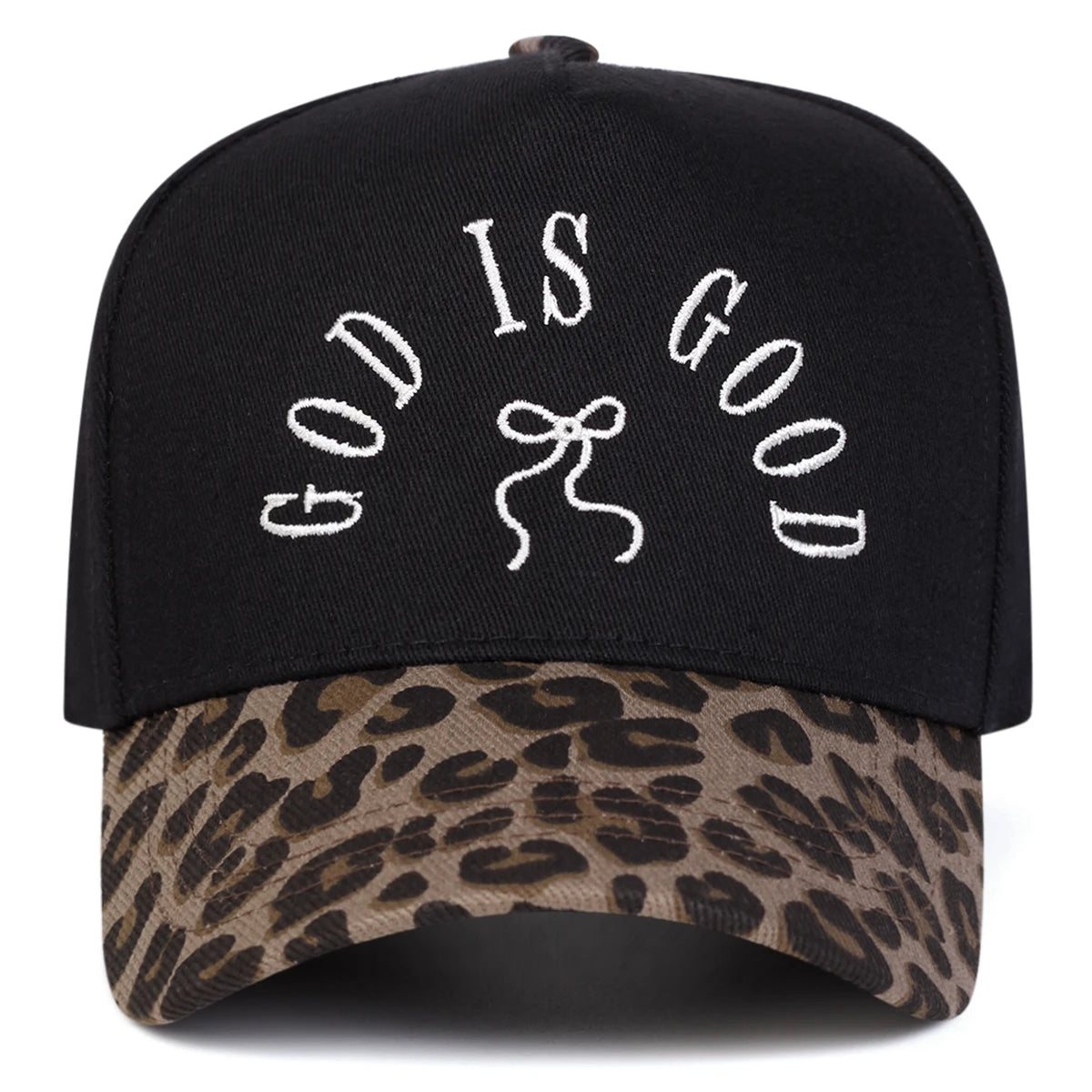 GOD IS GOOD Animal Print Baseball Cap