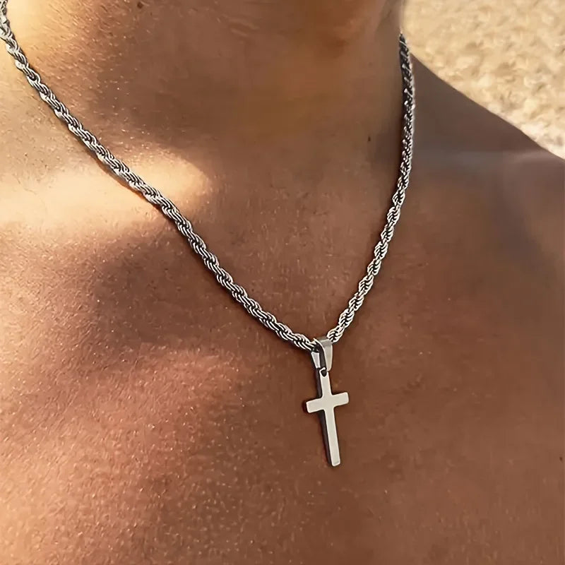 Stainless Cross Necklace
