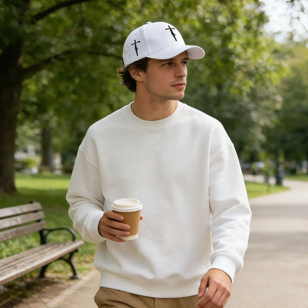 Cross Embroidered Cap