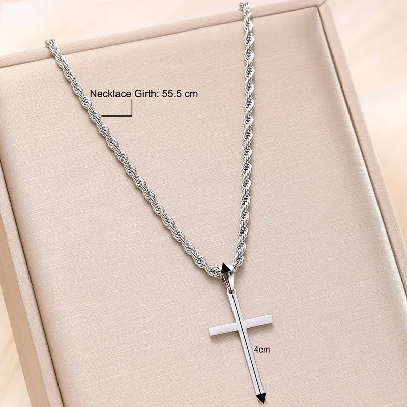 Stainless Cross Necklace