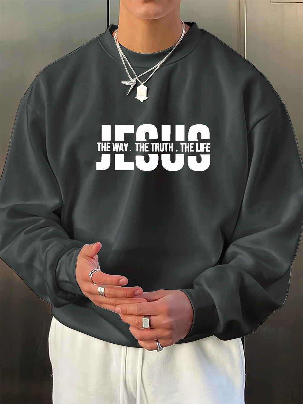 Jesus Truth Life Sweater