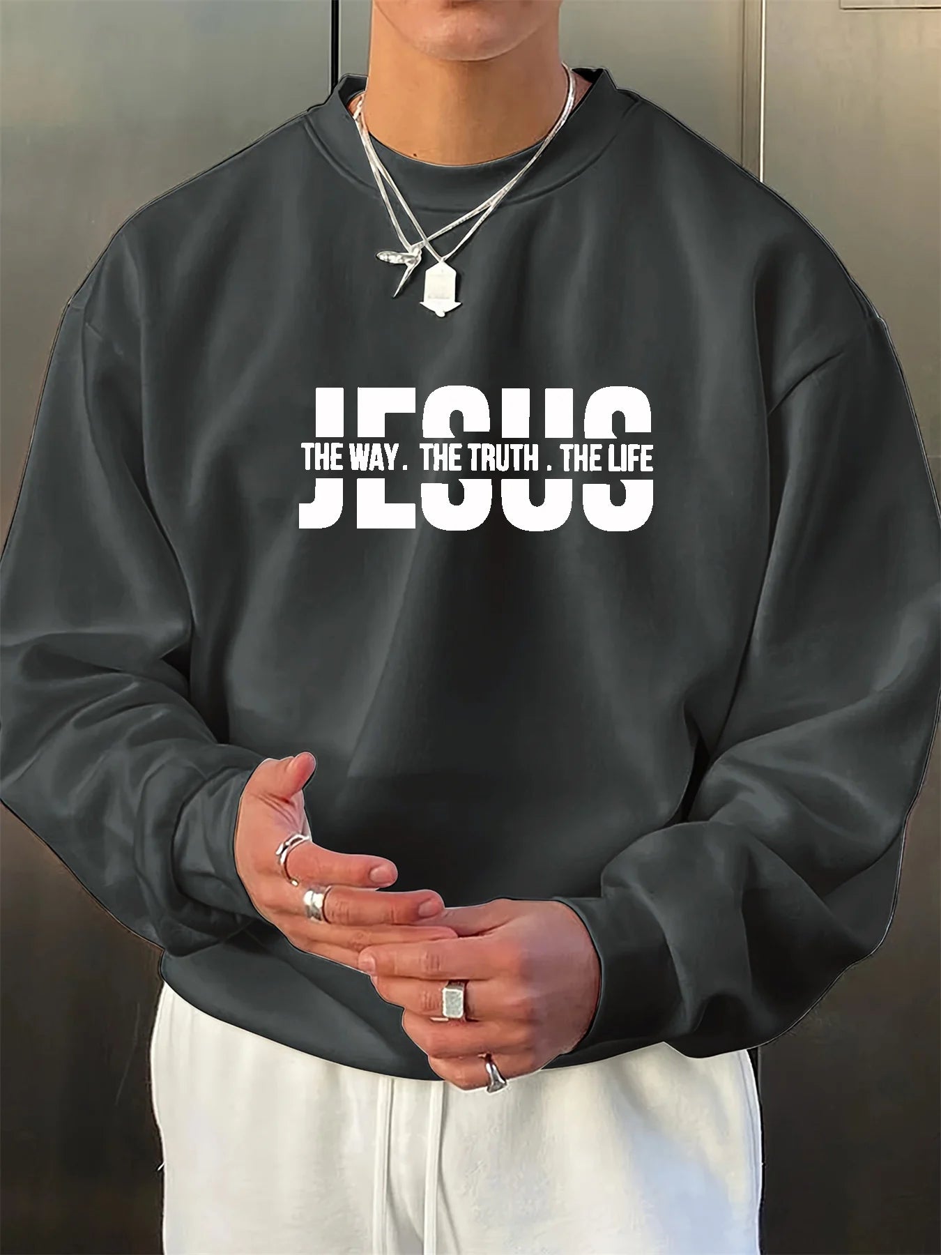 Jesus Truth Life Sweater