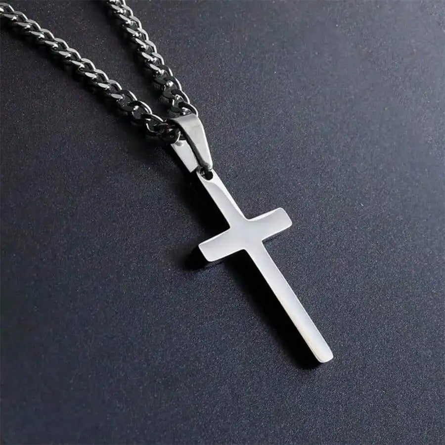 Men's Cross Pendant Necklace
