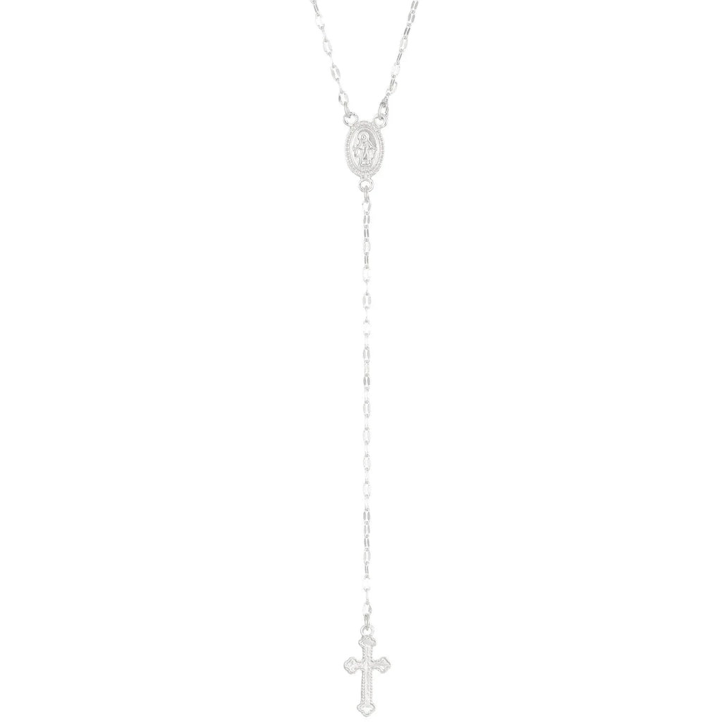Cross Rosary Necklace