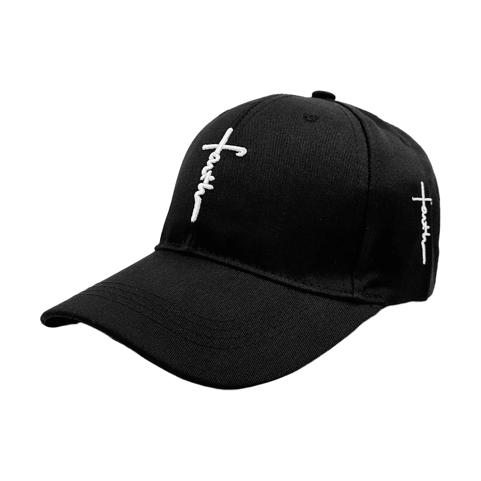 Cross Embroidered Cap