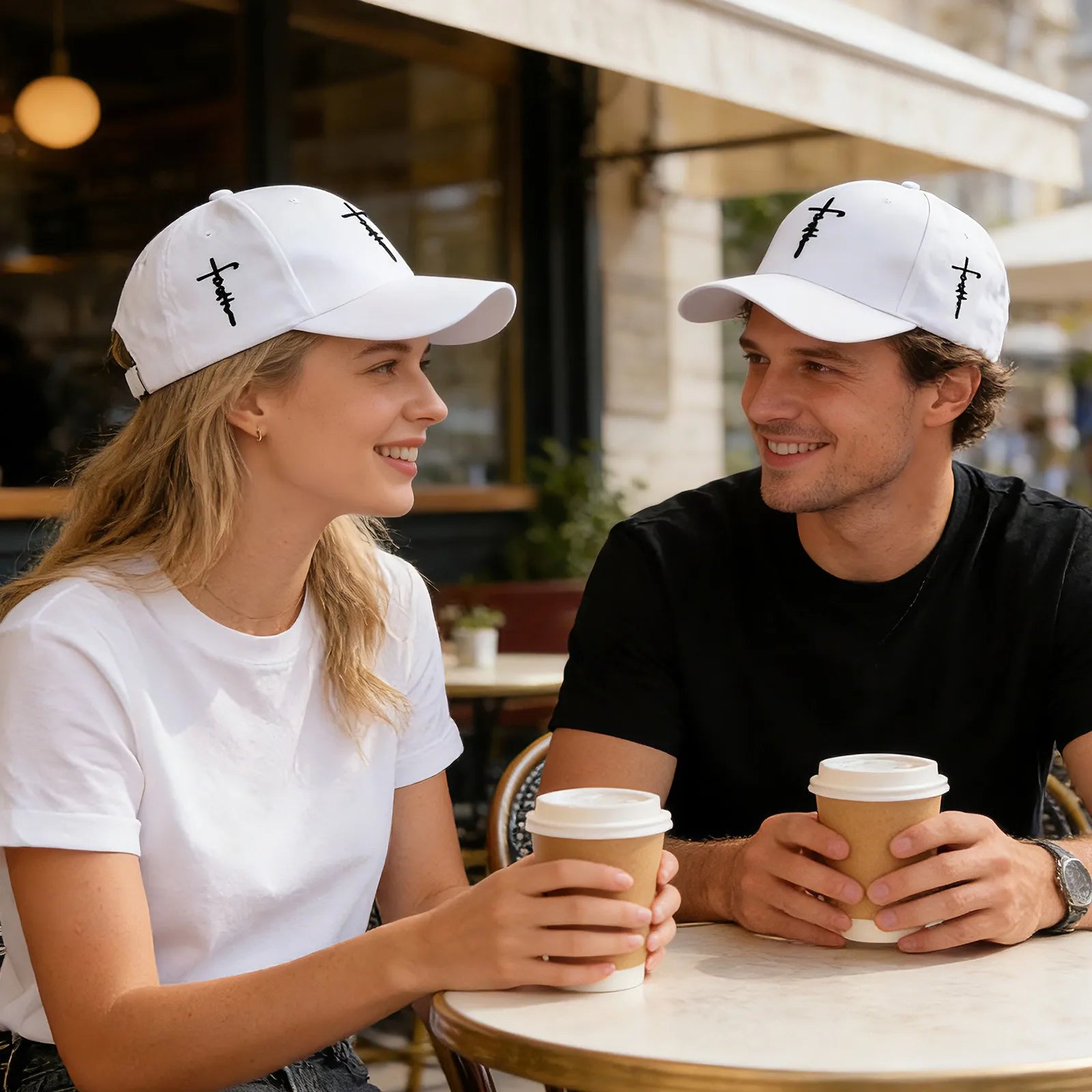 Cross Embroidered Cap