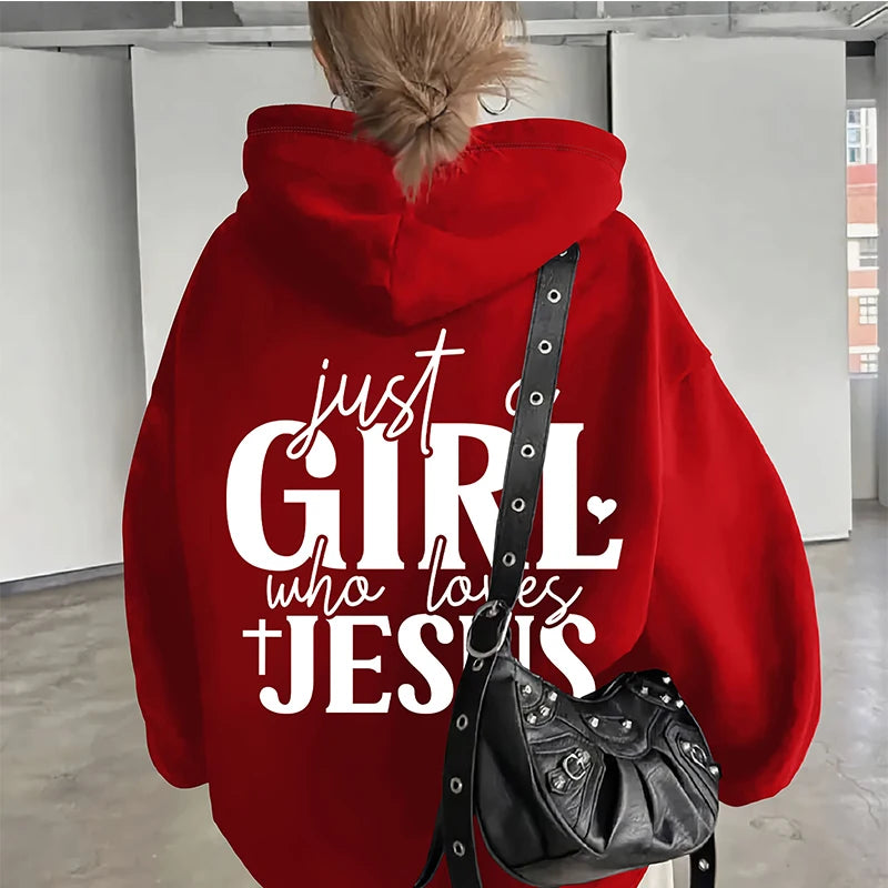 Just A Girl Who Loves Jesus Hoodie