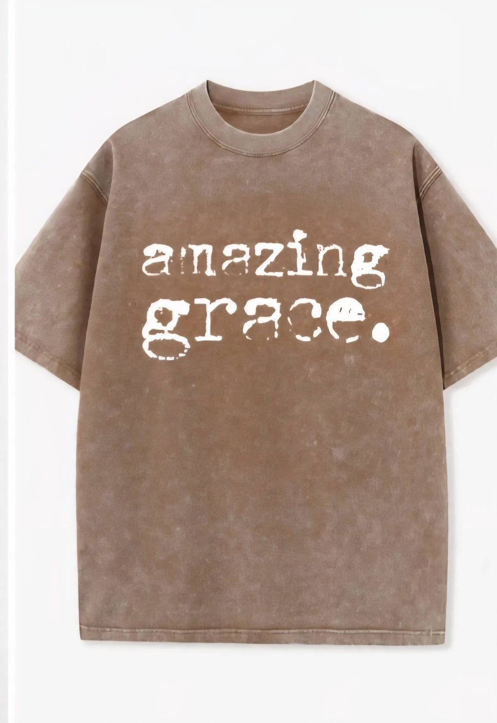 Amazing Grace Vintage Washed Christian T-Shirt