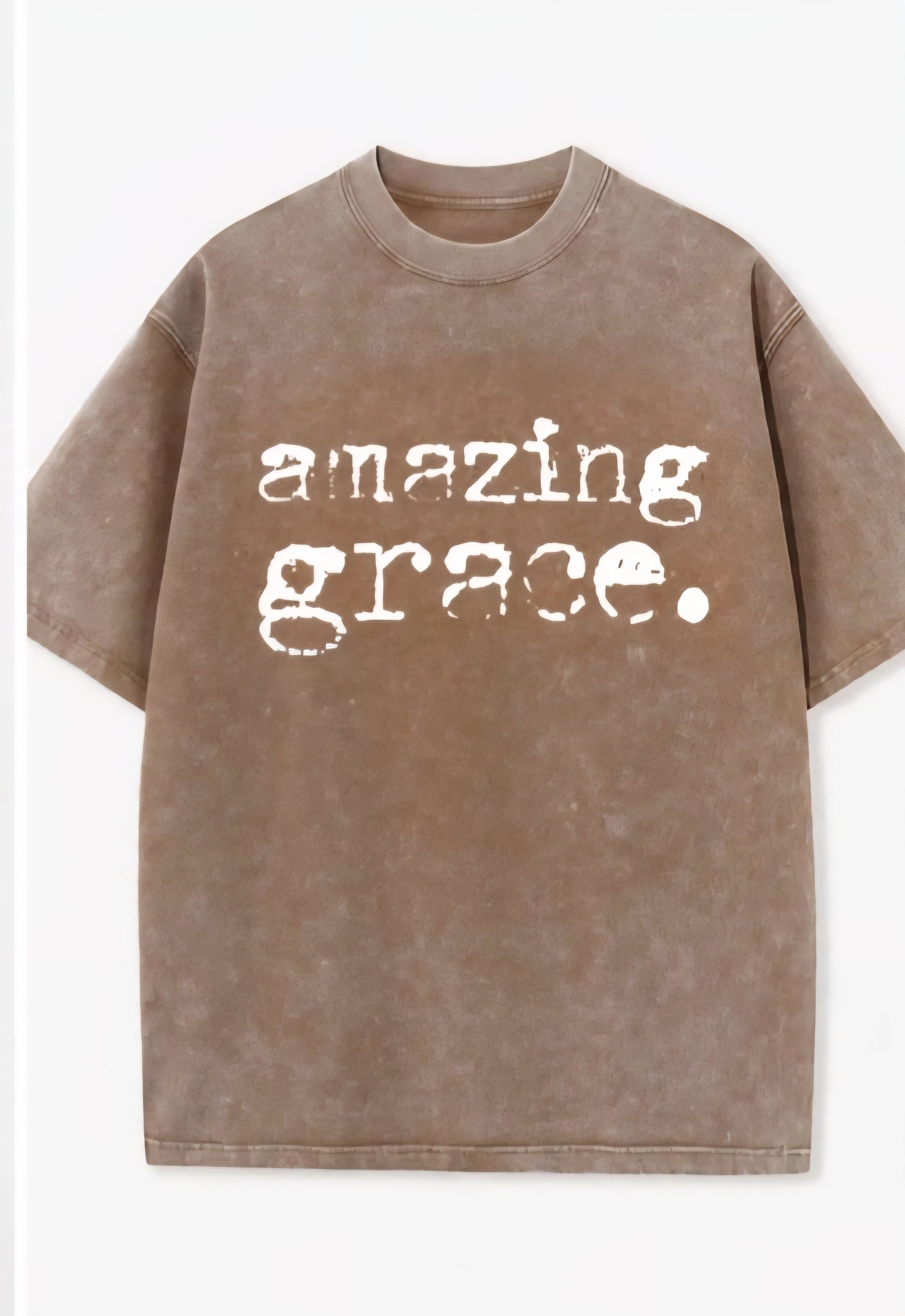 Amazing Grace Vintage Washed Christian T-Shirt