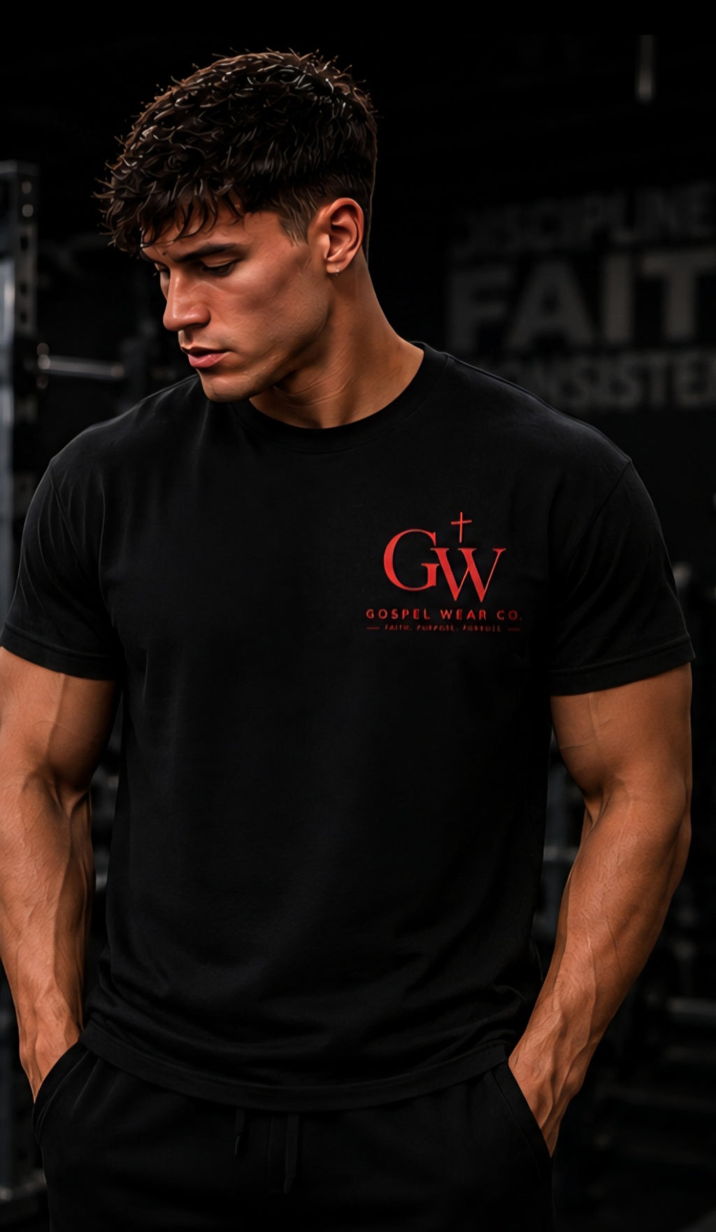 Jesus Lifted Me Workout T-shirt