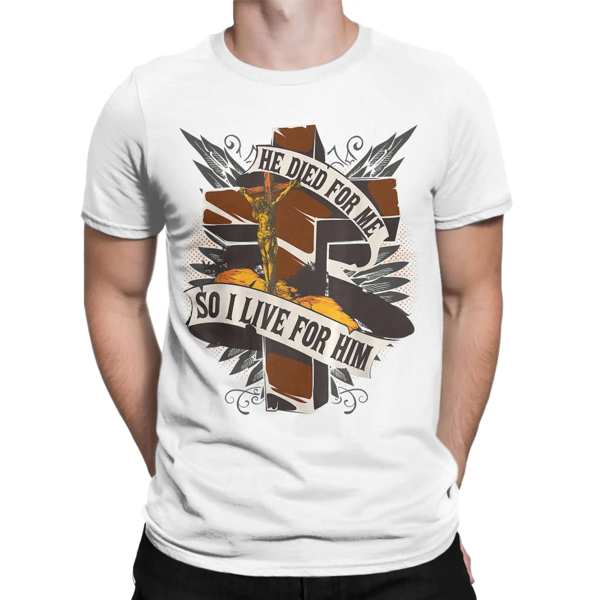 He Died For Me I Live For Him Tee