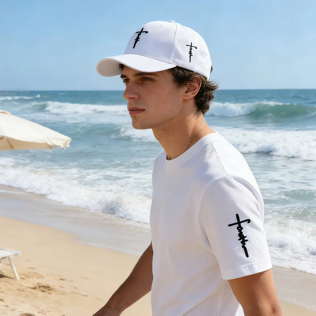 Cross Embroidered Cap