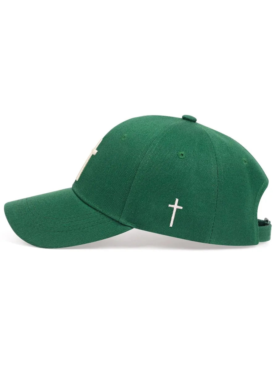 Embroidered Cross Cap