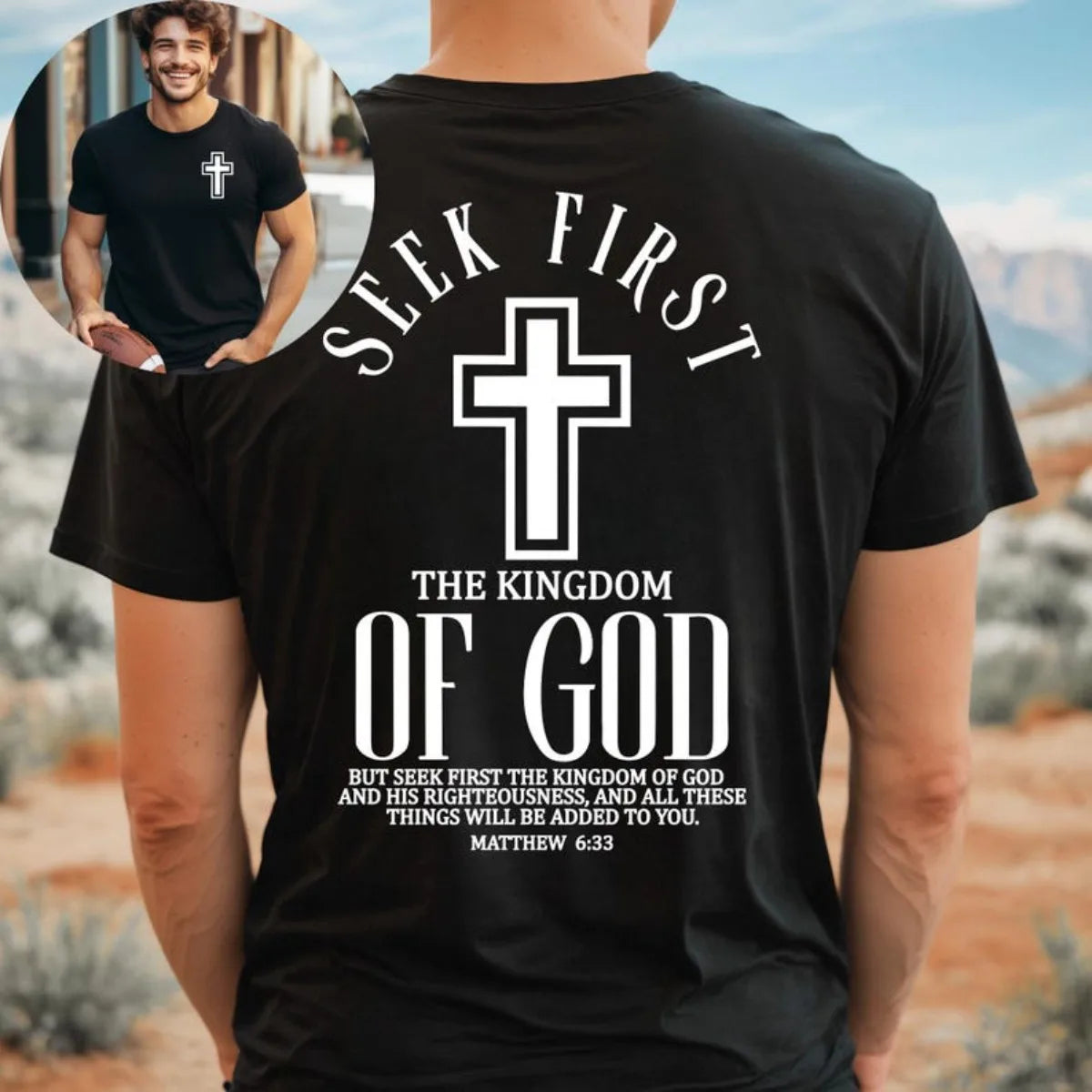 Jesus Print Hoodie